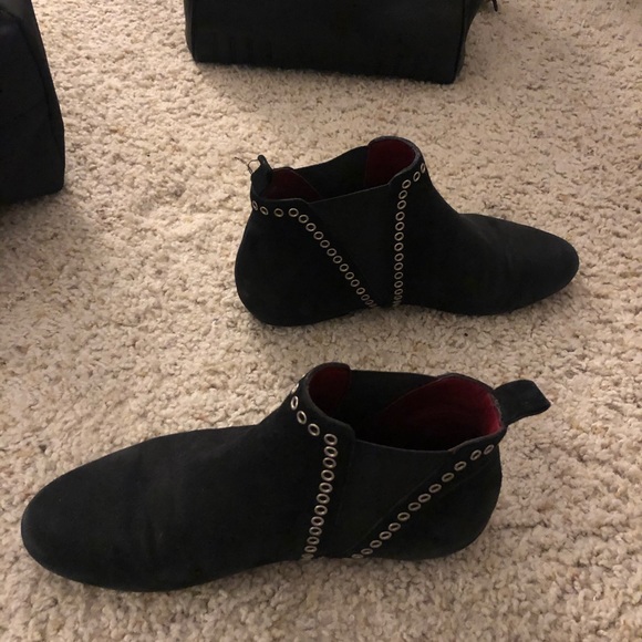 Isabel Marant Black Suede Booties - Picture 7 of 7